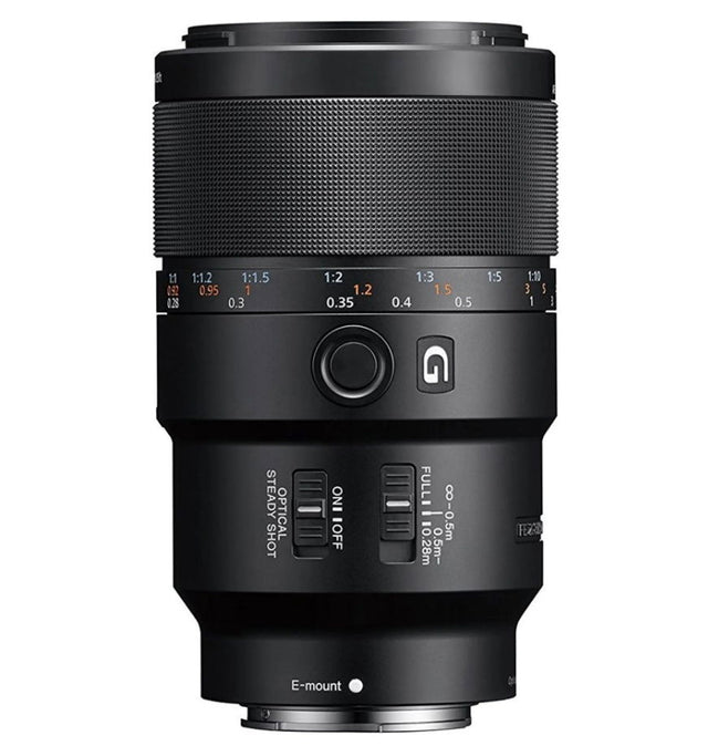 Obiectiv macro Sony 90mm F2.8 1:1 OSS, montură E, negru, inel focalizare
