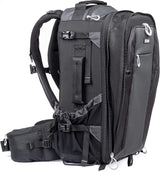 Rucsac foto Think Tank MindShift FirstLight 35L negru, panou spate căptușit și bretele laterale.