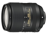 Obiectiv Nikon negru 18–300 mm, AF-S DX, VR, inel zoom și gradații