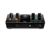 AIR 192|4 audio interface front view with four knobs, headphone-style dial, and front jacks