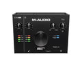 USB 2x2 audio interface AIR 192|4 with input knobs, level meters, and power controls