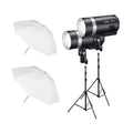Kit Blit evenimente: Godox AD300Pro II x2 + stative si umbrele
