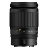 Black 24-200mm f/4-6.3 VR lens back, zoom scale and lock switch visible