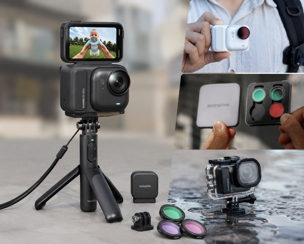 Insta360 GO Ultra - Pachet pentru Vacante de Vara