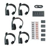 Hollyland Solidcom SE 5S Global Version sistem intercom wireless full-duplex, 2.4 GHz, 5 căști