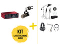 Set audio live streaming: interfață, microfon, căști și accesorii