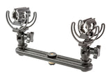 Kit suspensie dublă pentru shotgun 19/25mm, bară cu două lyre metalice