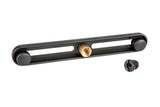 Bară cu inserție bronz și capete negre pentru suspensie shotgun 19/25mm