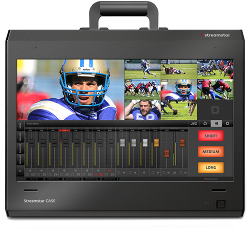 Case 800 front control unit with display, sliders, and labeled controls