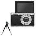 Yashica Tank aparat foto compact, ecran rabatabil 3", 4K 30 fps, negru