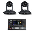 Telycam Vision4K 30x Production Kit, 2 camere PTZ 4K și controller, negru