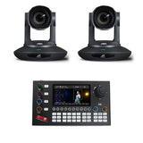 Telycam Vision4K 20x Production Kit, 2 camere PTZ 4K și controller, negru