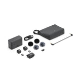 Set microfoane wireless cu accesorii: cutie, cabluri și puf pentru capsule