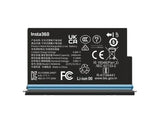 Acumulator Insta360 pentru X5, baterie Li-ion neagră, etichete cu specificații