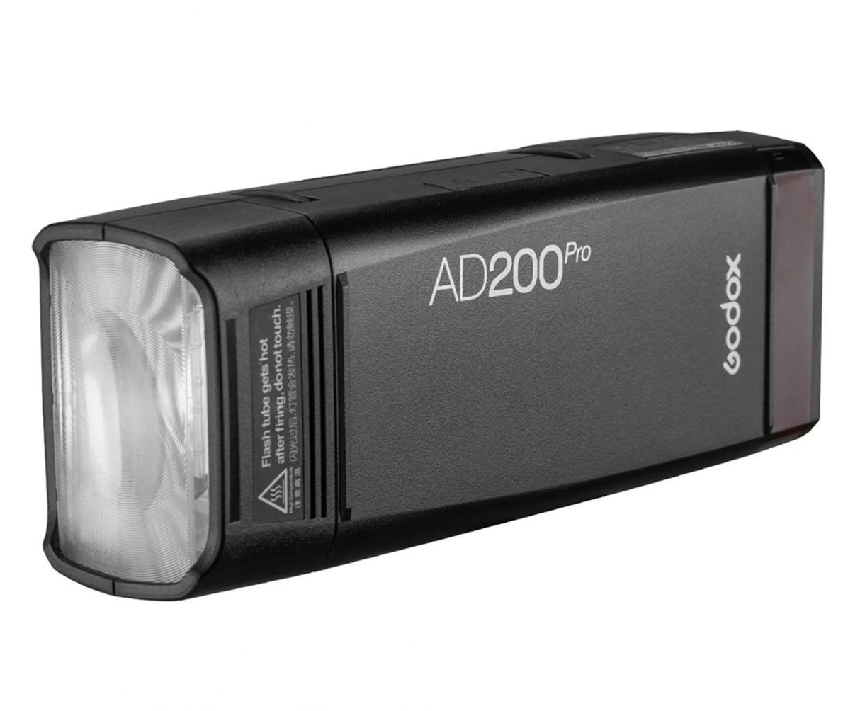 AD200Pro TTL flash front view with reflector window