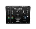M-Audio AIR 192|8 USB audio interface front panel with knobs and clip/power LEDs