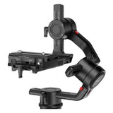 Air 2S gimbal stabilizer with control panel, top handle, and camera bracket