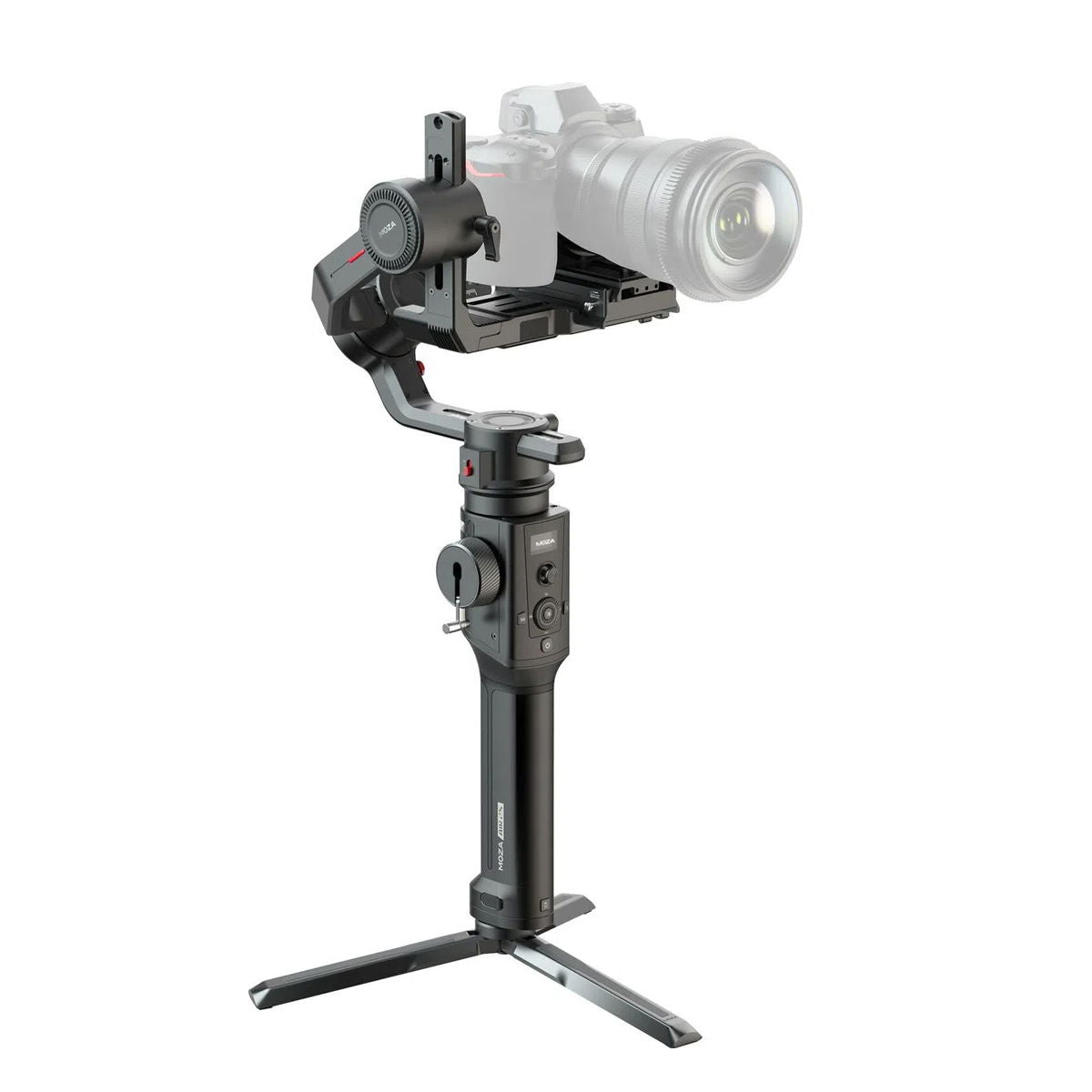 Air 2S camera gimbal stabilizer with camera mount and tripod base