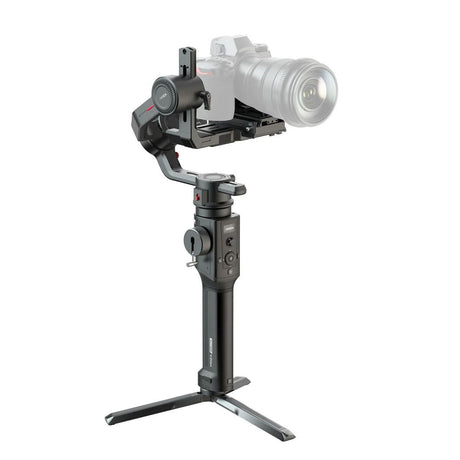 Air 2S camera gimbal stabilizer with camera mount and tripod base