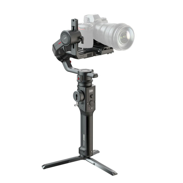 Air 2S camera gimbal stabilizer with camera mount and tripod base