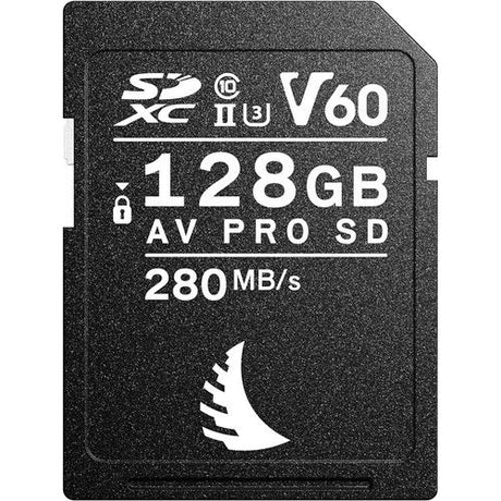 128GB AV Pro SDXC UHS-II V60 memory card, black, 280MB/s