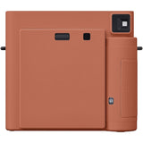 Terracotta orange Instax SQ1 instant camera back panel with strap holder and buttons