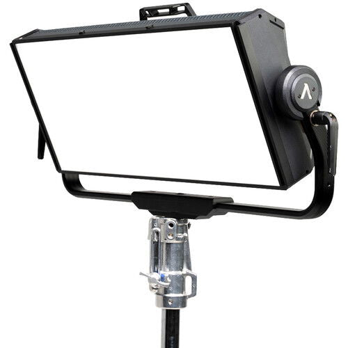 Nova P600c RGBWW LED panel light with front frame and carry handle