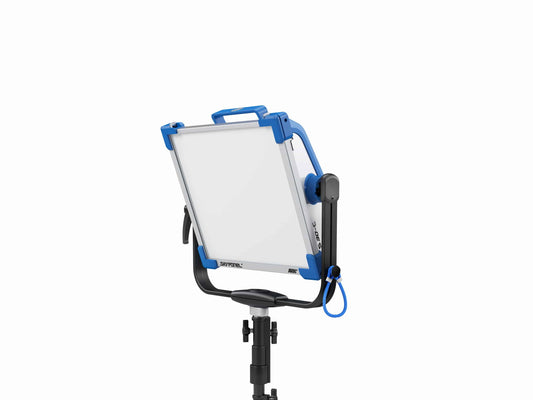 Blue LED SkyPanel S-30C with front frame and adjustable yoke stand