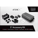 Kit accesorii Atomos pentru monitor de 5 inchi, carcasă gri, cablu, piese și manual