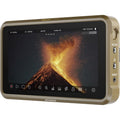 5.2 in HDMI monitor recorder with touchscreen and side buttons, tan
