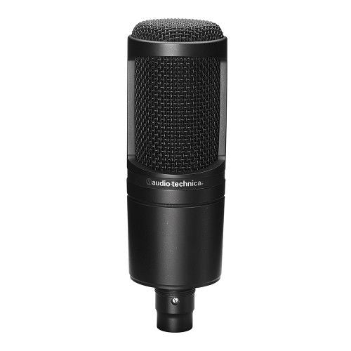 Microfon de studio XLR Audio-Technica AT2020, grilaj negru