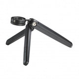USB microphone on fold-out tripod legs with adjustable base knob