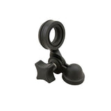 Black microphone shock mount with clamp and springy side grips