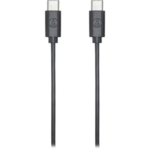 Two USB-C to USB-C cables, dark connector housing and silver metal tips