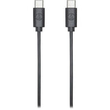 Two USB-C to USB-C cables, dark connector housing and silver metal tips