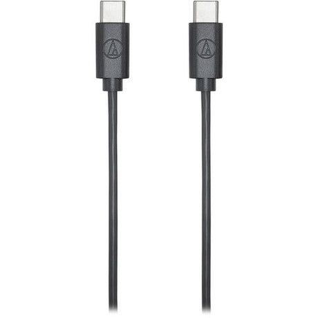 Two USB-C to USB-C cables, dark connector housing and silver metal tips