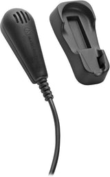 Black USB microphone body close-up with cable and connector