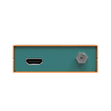 SE1217 rear panel closeup with HDMI port and power jack connector