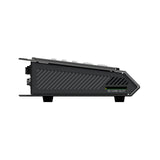 Video switcher side view with ventilation grille and SD card slot