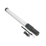 Baghetă LED RGB cu difuzor alb, telecomandă și cablu de alimentare