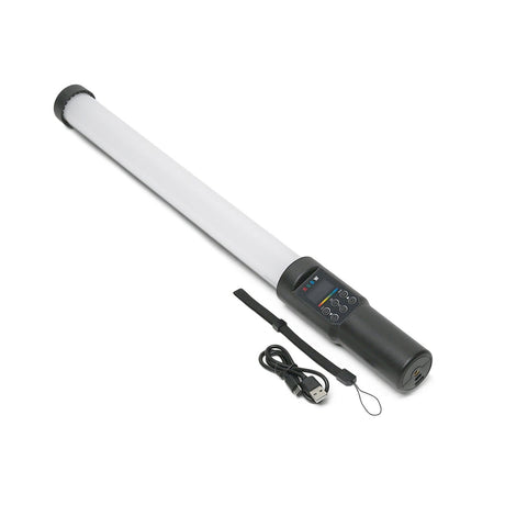 YB130 Bagheta LED Bicolor/RGB 13W 50cm cu acumulator incorporat - View 2