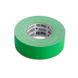 Green chroma key gaffer tape roll, 50mm x 50m, matte surface