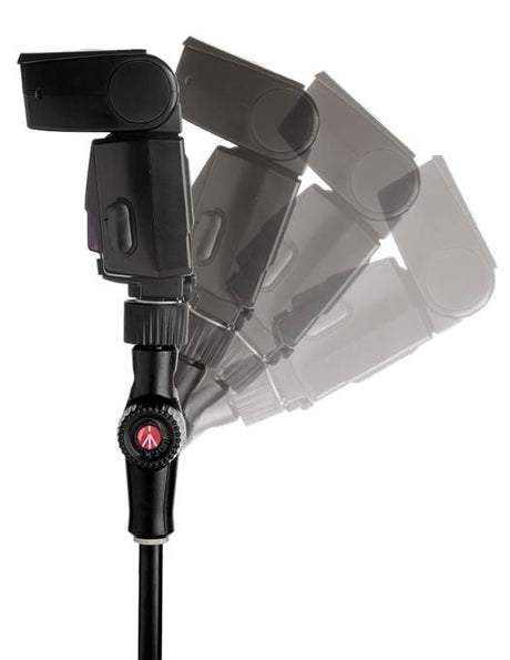 Manfrotto Smart Tilt suport umbrela cu patina pentru blitz - View 2