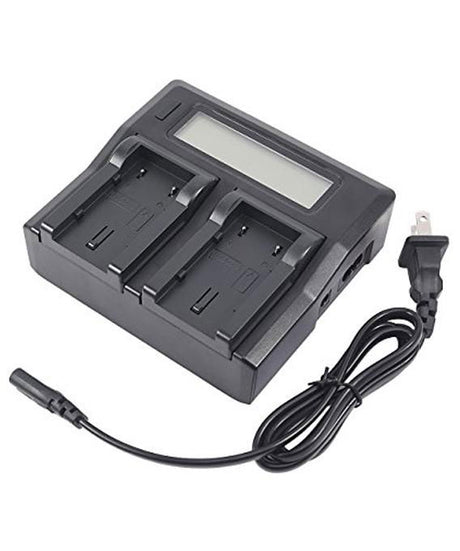 Digital Power Incarcator dual LCD compatibil Panasonic DMW-BLF19 - View 3