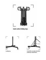 Resigilat: Manfrotto 231B Stativ negru cu brat culisabil - View 3