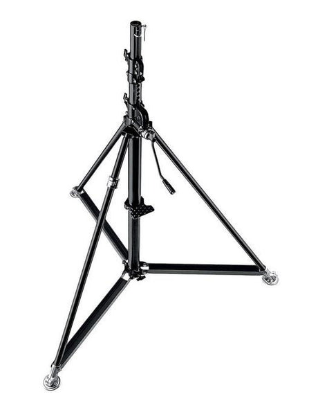 Manfrotto Black Stainless Steel Super Wind Up Stand 387XBU - View 1