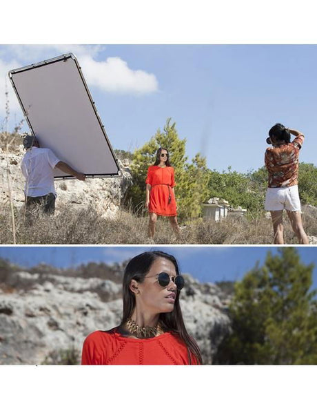 Lastolite Skylite Rapid Panza Silver/White 1.5x1.5m - View 2