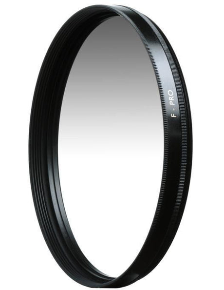 Graduated ND photo filter, circular black 77mm ring with dark-to-clear glass