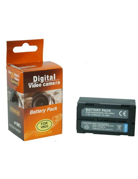 Pachet acumulator foto-video Digital Camera pentru VW-VBD2, cutie și acumulator