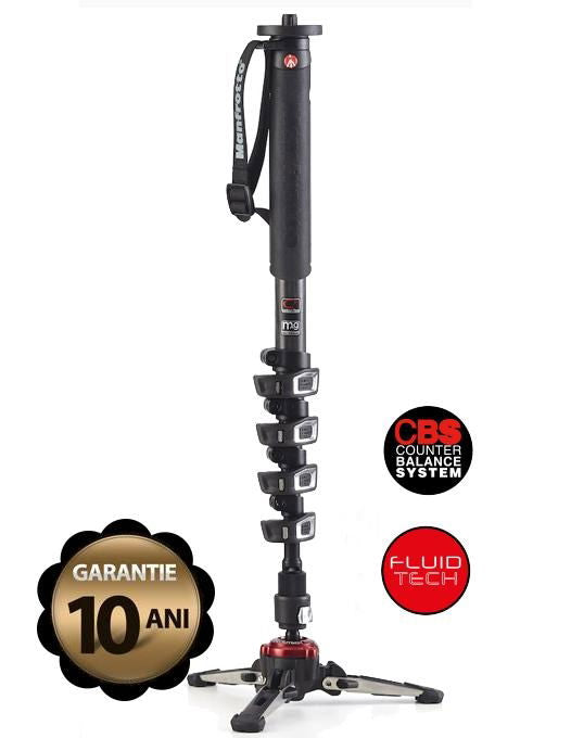 Manfrotto MVMXPROC5 Monopied video fluid carbon - View 1